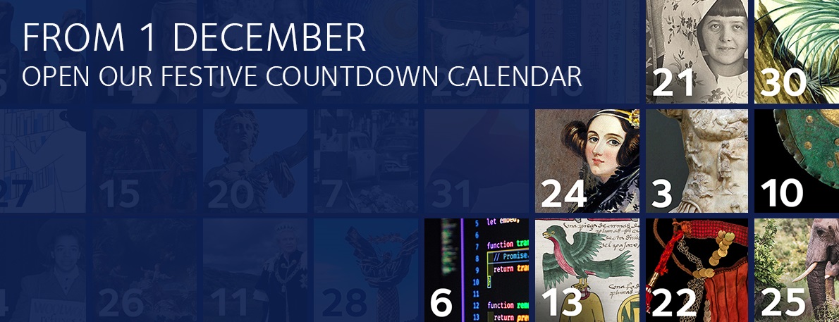 From 1 December, open our festive countdown calendar.