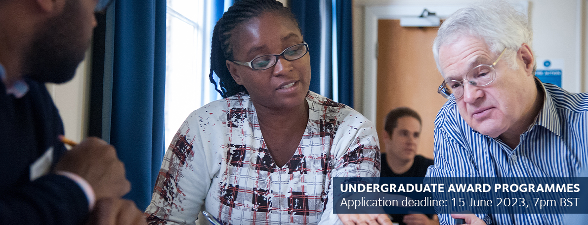 The final application deadline for our undergraduate programmes for autumn 2023 entry is 15 June at 7pm BST.