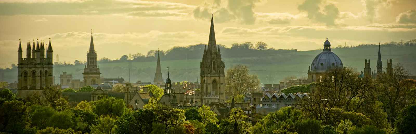 Oxford skyline from South Park