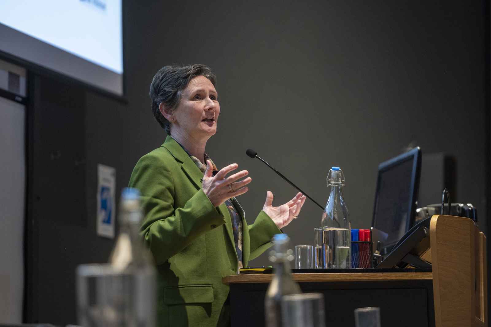 Vice-Chancellor Professor Irene Tracey, CBE, FRS, FMedSci, at the 2024 Vice-Chancellor's Colloquium